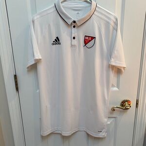 Adidas White MLS Polo Shirt for Men